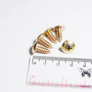 Sekrup #10x1/2'' T TS TAB TSAB TSAT Kuning Panjang 1,2 cm