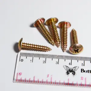 Skrup Sekrup #10x1'' T TS TAB TSAB TSAT Kuning Scrup Panjang 2,5 cm