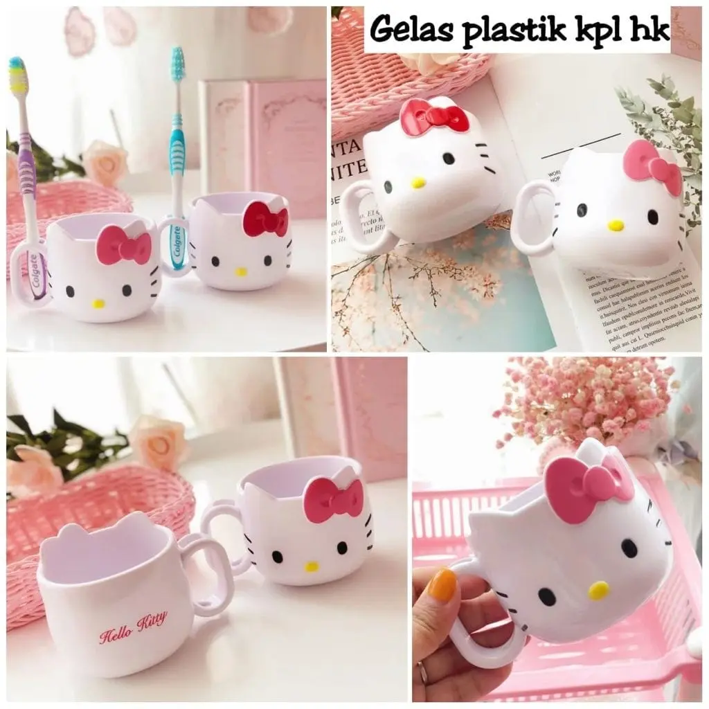 Gelas Kumur Hello Kitty