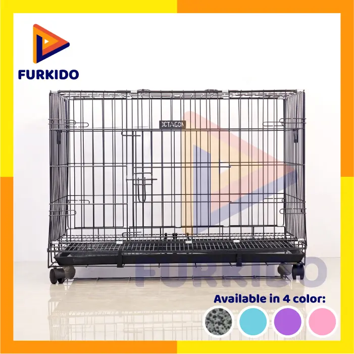 Kandang Octagon / Kandang Hewan Anjing Kucing (91 cm x 56 cm x 71 cm)