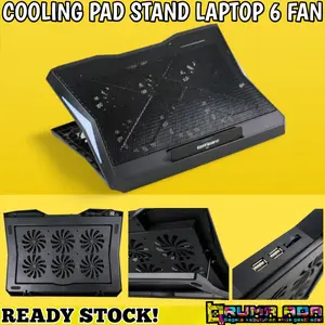COOLING PAD LAPTOP 6 FAN STAND LAPTOP GAMING