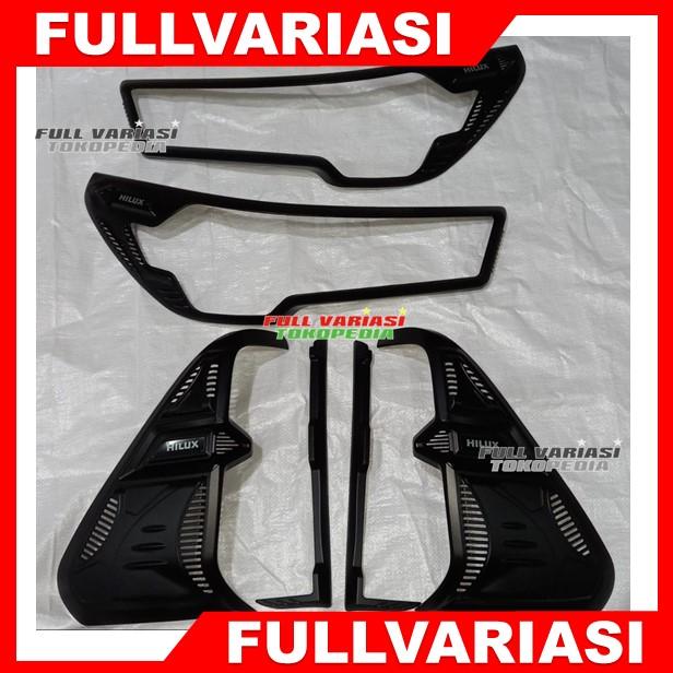 Gambar Garnish Lampu Depan dan Belakang HILUX 2021 V Hitam Doff dari Full Variasi Jakarta Kota Administrasi Jakarta Timur Tokopedia