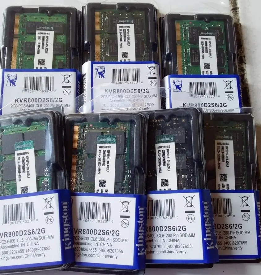 SODIM DDR2 2GB | PC6400 - 800MHZ | MEMORY LAPTOP