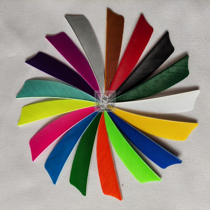 Gambar vanes bulu kalkun import 3 inch shield parabolic termurah dari Acethetic Store Kab. Bandung Tokopedia