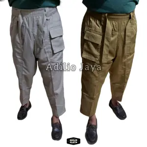 Celana Sirwal Pangsi Pria Muslim isbal Ukuran Dewasa M.L.XL