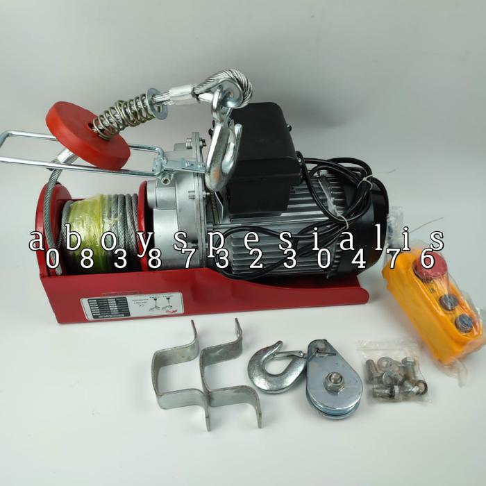 Gambar NAGAsaki Mini Electric Hoist PA 1200 x 12 meter elektrik hoist dari aboy spesialis tools Kota Administrasi Jakarta Utara Tokopedia