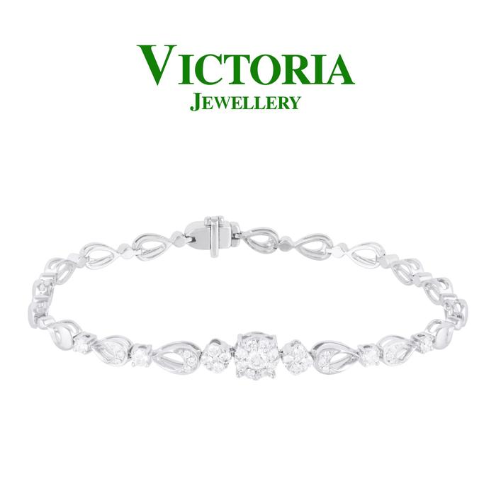 Gambar Gelang Rantai Berlian VBE714083 Victoria Jewellery dari Victoria Jewellery Online Kota Administrasi Jakarta Selatan Tokopedia
