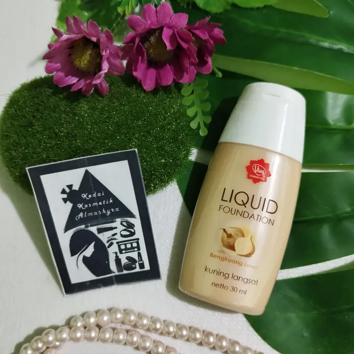Gambar Viva Liquid Foundation With Bengkuang Extract dari Kedai Kosmetik Almashyra Kota Balikpapan 5 Tokopedia