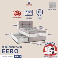 Gambar Olympic Kasur Springbed Set Twin EERO 120 FREE Bantal Guling dari Olympic Furniture Indonesia Kota Surabaya 2 Tokopedia