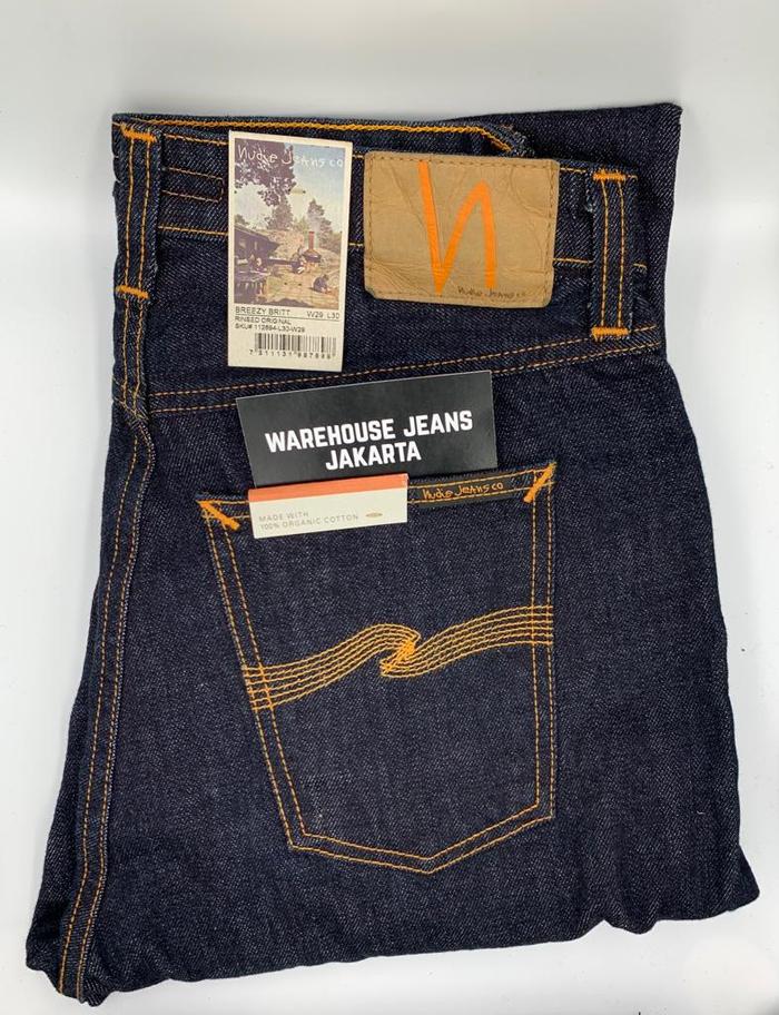 Gambar Nudie Jeans co Breezy Britt Rinsed Original dari Warehouse Jeans Jakarta Kab. Tangerang Tokopedia