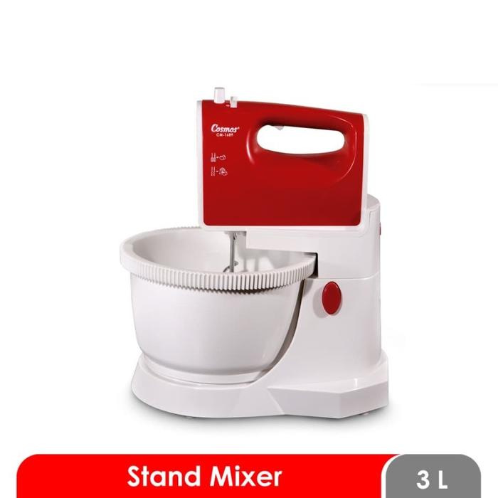 Gambar COSMOS - Stand Mixer 5 Speed Real Turbo 3 Liter 2in1 200 Watt CM1689 dari ELEKTROPEDIA Kota Administrasi Jakarta Pusat Tokopedia