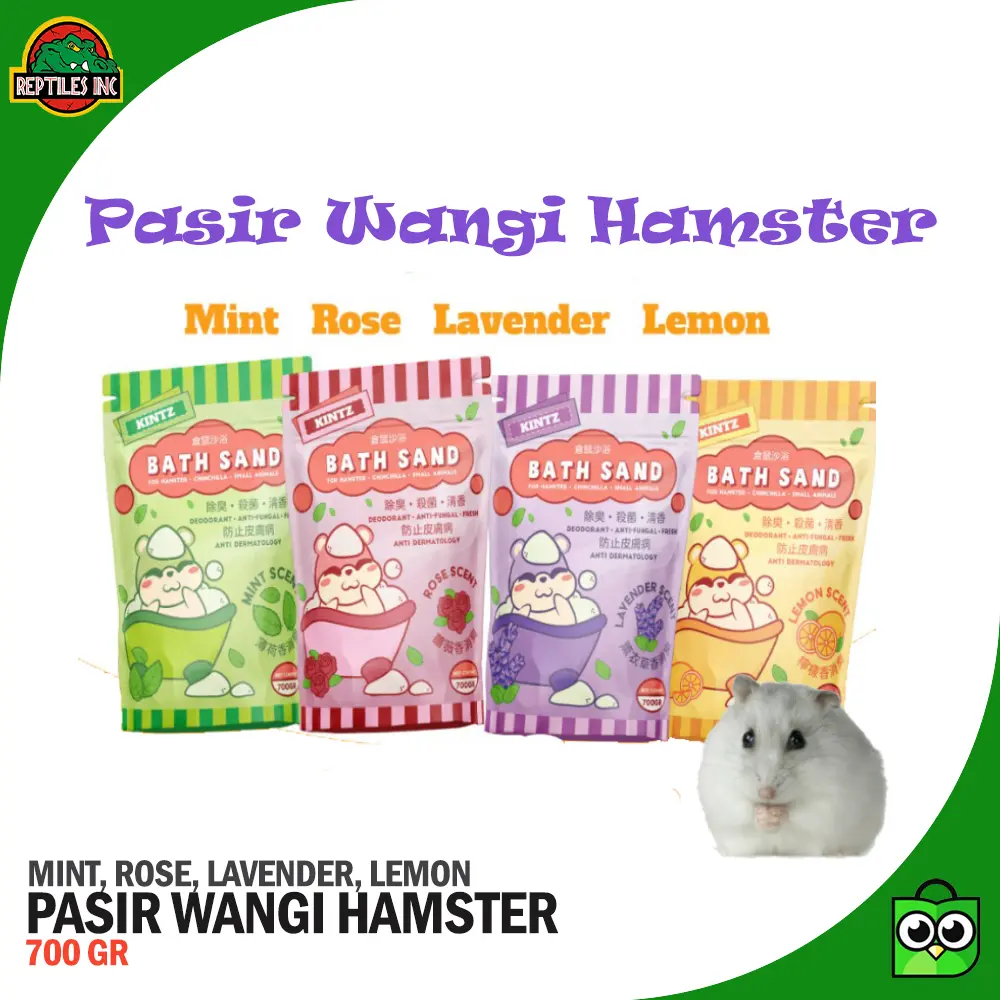 Pasir Wangi Hamster Marmut / Kintz Bath Sand Alas Kandang