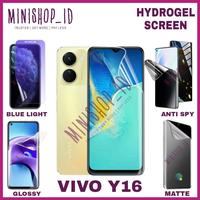 Gambar VIVO Y16 2022 ANTI GORES MATTE BLUELIGHT ANTI SPY HYDROGEL SCREEN GEL - S - GLOSSY dari MINISHOP OFFICIAL Kota Tangerang 1 Tokopedia