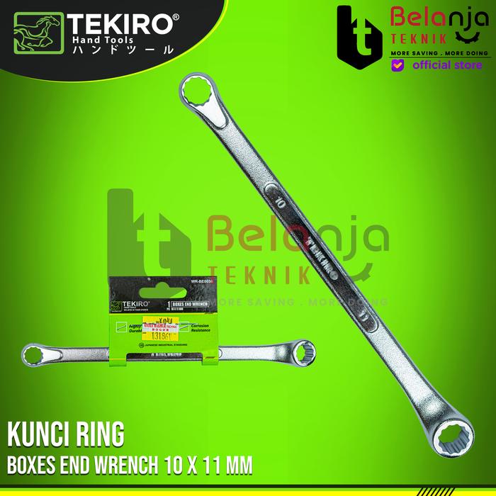 Gambar Tekiro Kunci Ring 10 x 11 mm - Kunci Ring Tekiro 10 x 11mm dari Belanja Teknik Kota Bogor Tokopedia