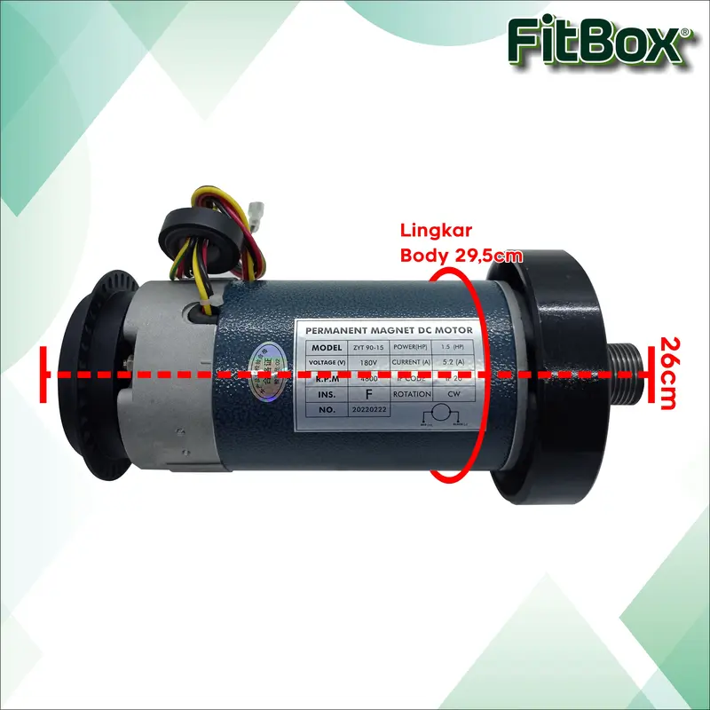 Dinamo Treadmill Motor Dinamo Treadmill DC 1.5hp Sparepart Treadmill 4