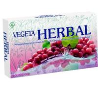 Gambar VEGETA HERBAL ANGGUR MERAH 6 SACHET dari Apotek Utama Sehat Kelapa Dua Kab. Tangerang 1 Tokopedia