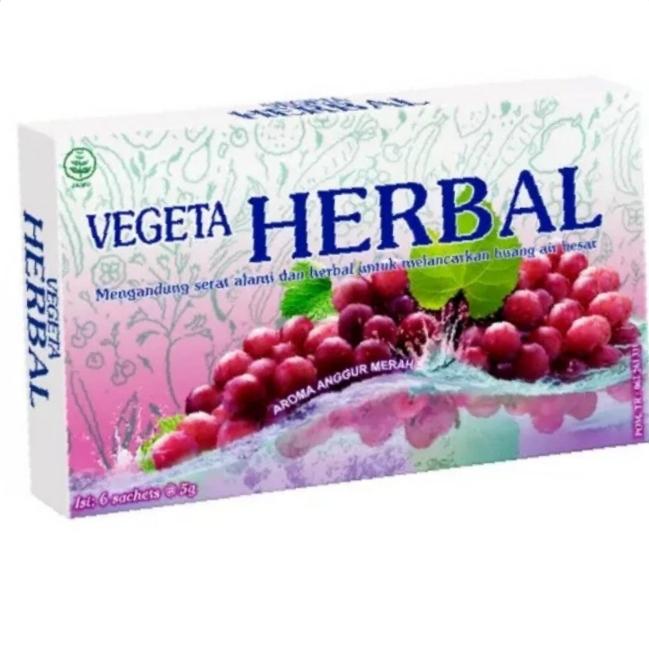Gambar VEGETA HERBAL ANGGUR MERAH 6 SACHET dari Apotek Utama Sehat Kelapa Dua Kab. Tangerang Tokopedia