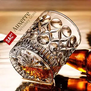 AUXERRE Whiskey Glass Gelas Kaca Gelas Whisky Wine Bir Gelas Air Minum