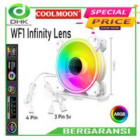 Gambar Fan coolmoon WF1 Infinity Lens 5v 3Pin ARGB Pwm 12Cm white - Hitam, FAN WF1 dari Daftar Harga Komputer Kota Administrasi Jakarta Pusat 5 Tokopedia