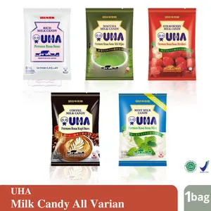 UHA Milk Candy Stick 51g All Variant Permen Susu Jepang Semua Rasa 42g Coffee Food Makanan Manis Snack