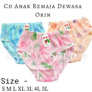 Celana Dalam Wanita Cewek Orin Katun Motif Bunga Dewasa Nyaman