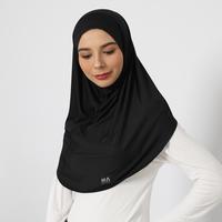 Gambar HIA Everywear Ateera Sport Hijab Instant Slim Spandex Black dari HIA EveryWear Kota Bandung 2 Tokopedia