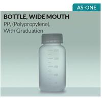 Gambar AS ONE | BOTOL PLASTIK 1000ml wide mouth with graduation Bottle PP Polypropylene # 5-002-55 dari labcreative Kab. Bekasi 1 Tokopedia
