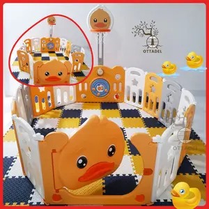 Ottadel 2 in 1 Freestyle Foldable Children Fence / Pagar Bayi Bebek
