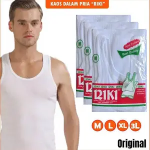Kaos Dalam Pria / Singlet Pria Cowok I2KI  M L XL XXL