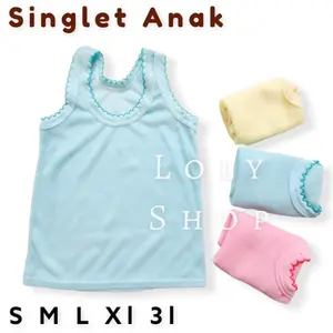 Singlet Bayi dan Anak Warna Perempuan