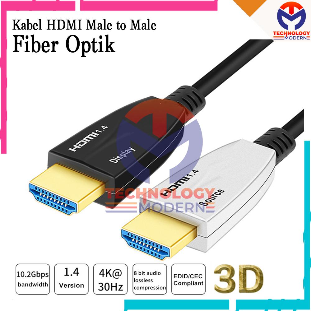4K Kabel HDMI FIber Optik 5 M Versi 1.4 Original (No Loss Signal)