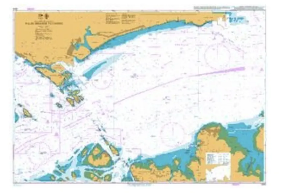 Peta BA 4041 - Pulau Sebarok to Changi - British Admiralty BA Chart