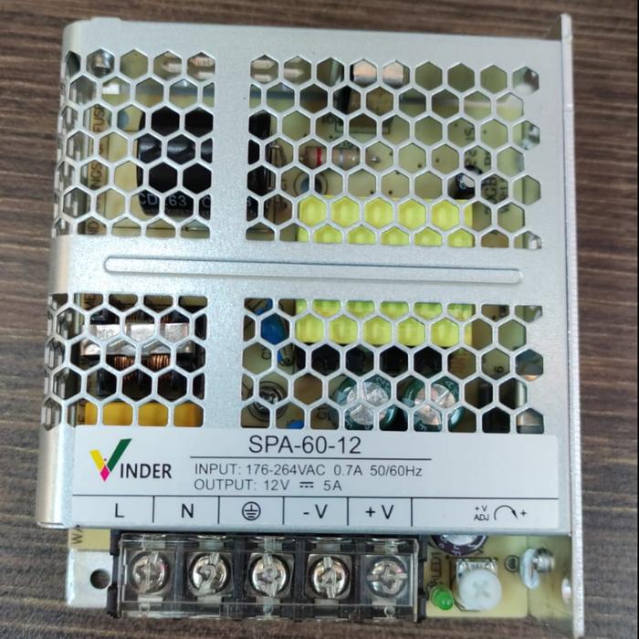 Gambar Power Supply 12V - Vinder - 5A 60W dari Sinar Makmur LED Kota Administrasi Jakarta Barat Tokopedia