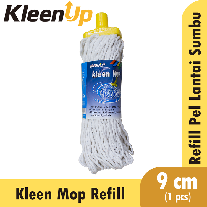 Gambar Kleen up refill Mop alat Pel Lantai pel bulat sumbu pel dari TCHOME TOKOPEDIA Kota Administrasi Jakarta Utara Tokopedia