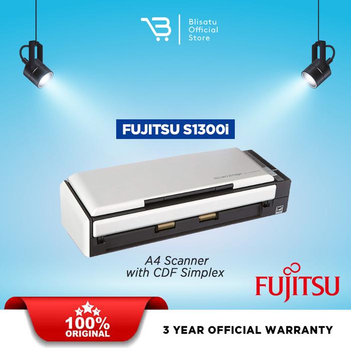 Gambar Fujitsu ScanSnap S1300i Portable Scanner - IX1300 dari Blisatu.id Kota Administrasi Jakarta Pusat Tokopedia