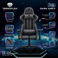 Gambar Terraflex T-1S Soft Fabric Series Gaming Chair Kursi - Dark Grey dari Terraflex Shop Kota Administrasi Jakarta Barat 1 Tokopedia