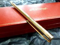 Gambar Pena Mewah S.T. Dupont Seri 50FLH51 18K Gold Plated Original With Box dari CNC phoneshop Kota Administrasi Jakarta Pusat 1 Tokopedia