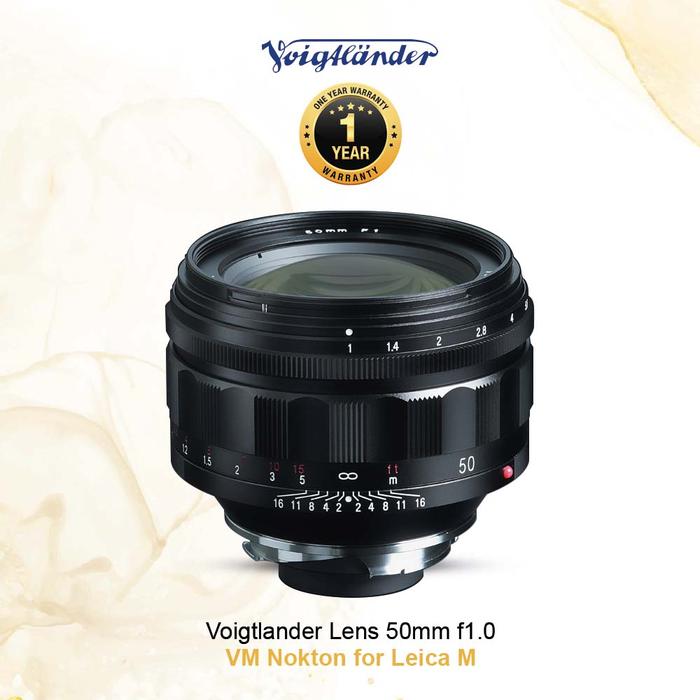 Gambar Voigtlander Lens 50mm f1.0 VM Nokton for Leica M dari Voigtlander Indonesia Kota Administrasi Jakarta Timur Tokopedia
