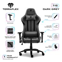 Gambar Terraflex T-1S Soft Fabric Series Gaming Chair Kursi - Dark Grey dari Terraflex Shop Kota Administrasi Jakarta Barat 2 Tokopedia
