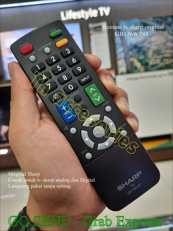 Remote tv Sharp Analog dan Digital tv Original GB176WJN1 4