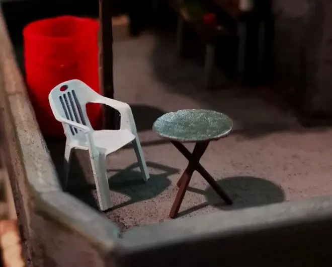 3D Receh Meja 1 64 tipe 3 Aksesoris Maket Diorama Diecast Meja Kafe 1