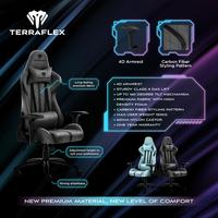 Gambar Terraflex T-1S Soft Fabric Series Gaming Chair Kursi - Dark Grey dari Terraflex Shop Kota Administrasi Jakarta Barat 3 Tokopedia