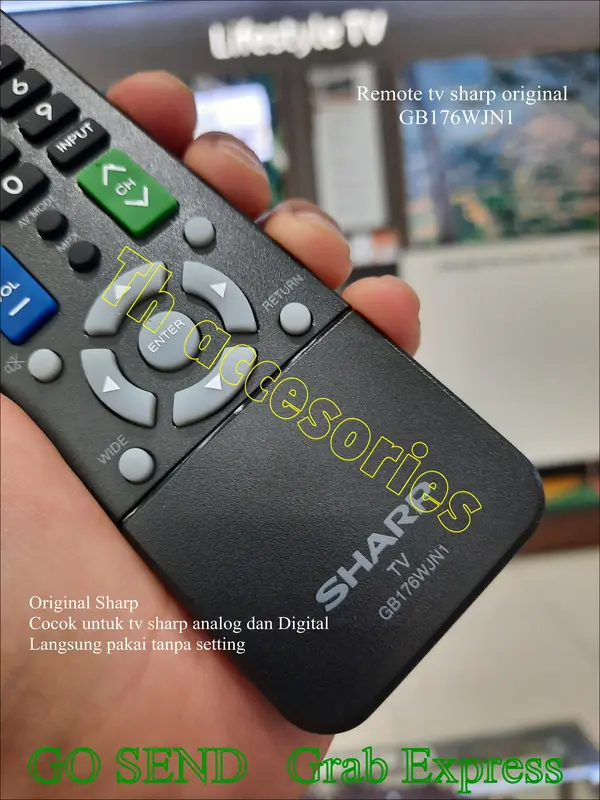 Remote tv Sharp Analog dan Digital tv Original GB176WJN1 1
