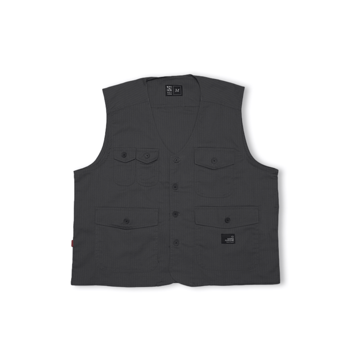 Gambar Monochrome Grayvest Rompi Pria Ripstop Vest Men Regular Fit Stylish - M dari Monochrome Store Kota Tangerang Tokopedia