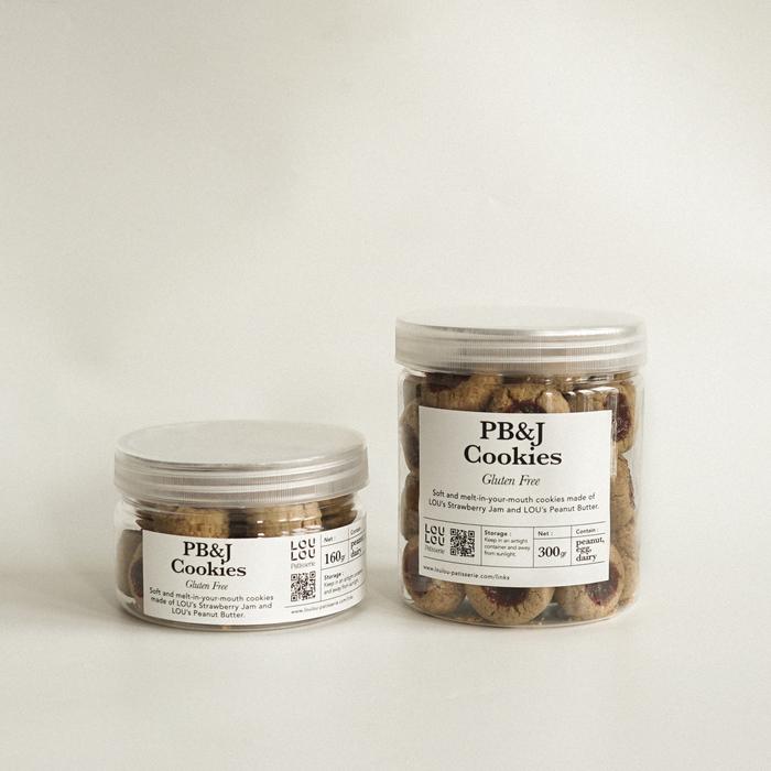 Gambar Peanut Butter & Jam Cookies dari LouLou Patisserie Kota Bandung Tokopedia