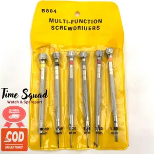 Obeng minus set alat servis jam tangan tool kit set jam tangan