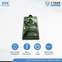 Gambar NYK Kabel Data Charger Fast Charging Micro Usb to USB 1 Meter dari NYK Indonesia Kota Administrasi Jakarta Pusat 4 Tokopedia