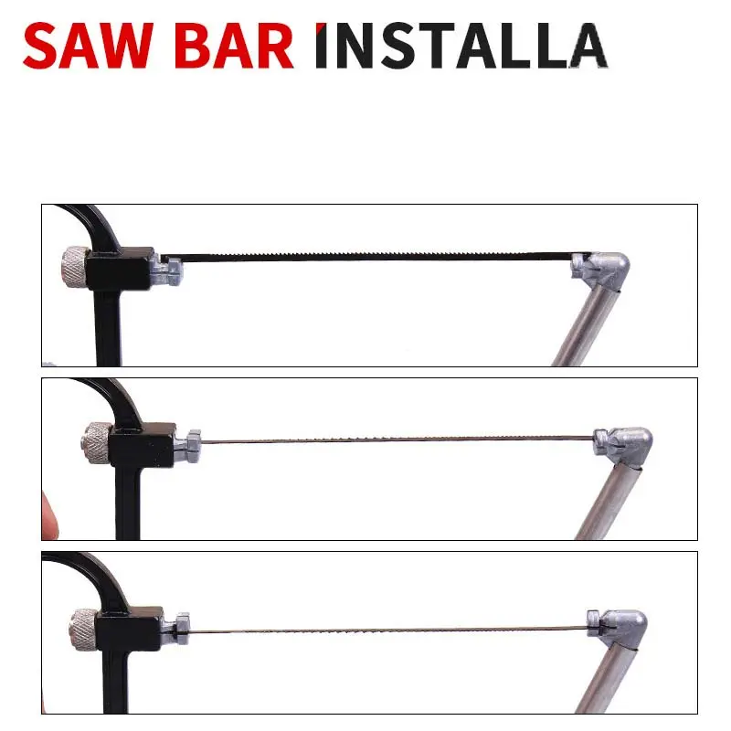 Gergaji Tangan 8 in 1 Handsaw Set Gergaji Multifungsi untuk Kerajinan 2