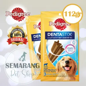 PEDIGREE Dentastix Large Dogs 112gr (3 sticks) Snack Gigitan Anjing