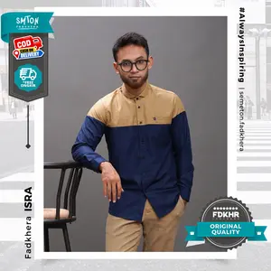 Koko Fadkhera ISRA kemeja koko modern baju koko pria kemeja pria